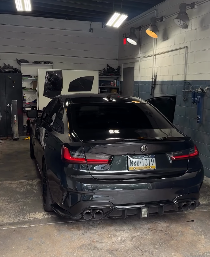 BMW M3 — Taillight Tint & Rear Glass · ANIS TUNING